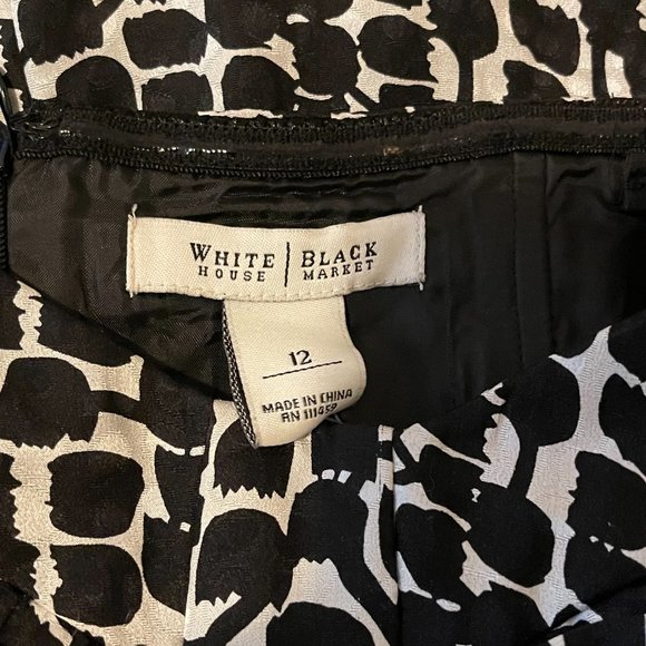 White House Black Market Silk Dress Size 12 NWT style 300110776 - Picture 3 of 5